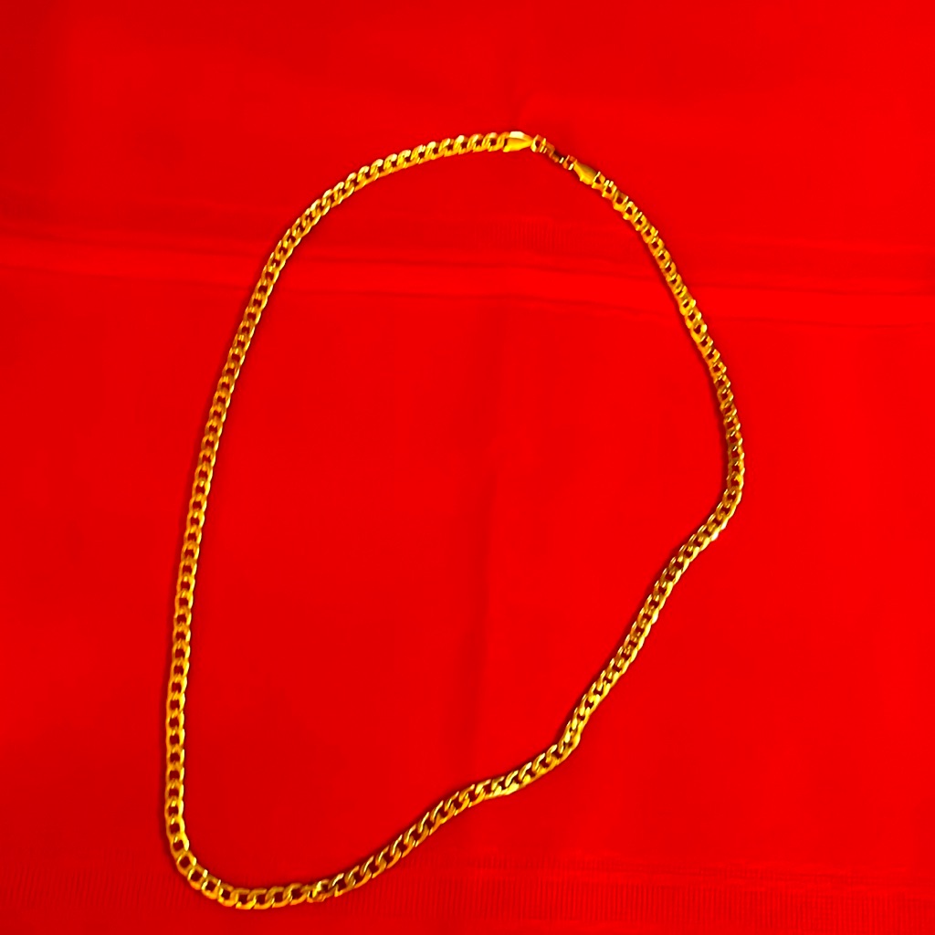 Rap Style Gold Plated Chain